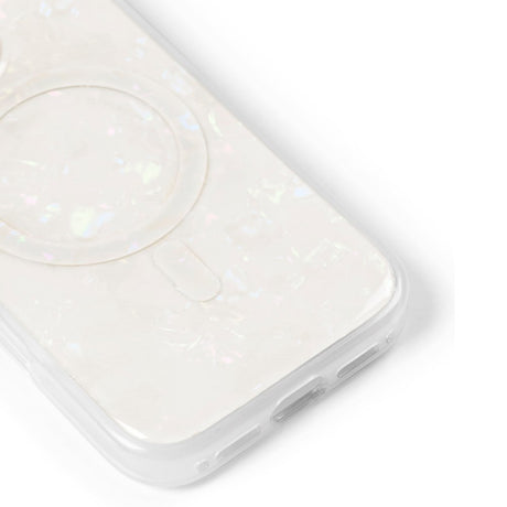 iDeal Of Sweden iPhone 16 Pearlized Case - MagSafe Kompatibel - White