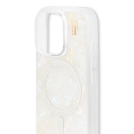 iDeal Of Sweden iPhone 16 Pearlized Case - MagSafe Kompatibel - White