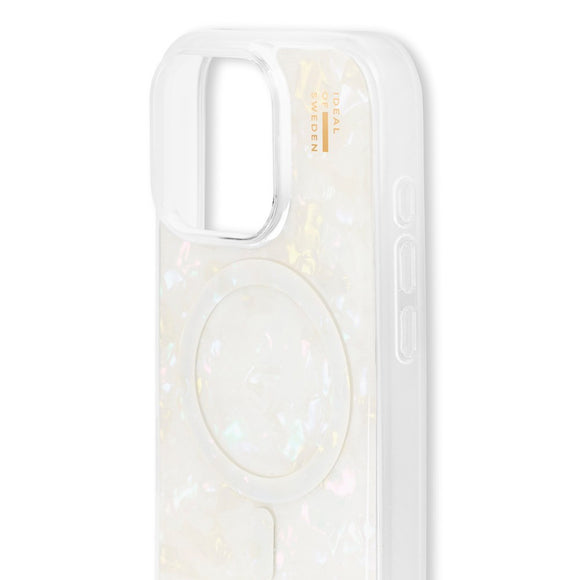 iDeal Of Sweden iPhone 16 Pearlized Case - MagSafe Kompatibel - White