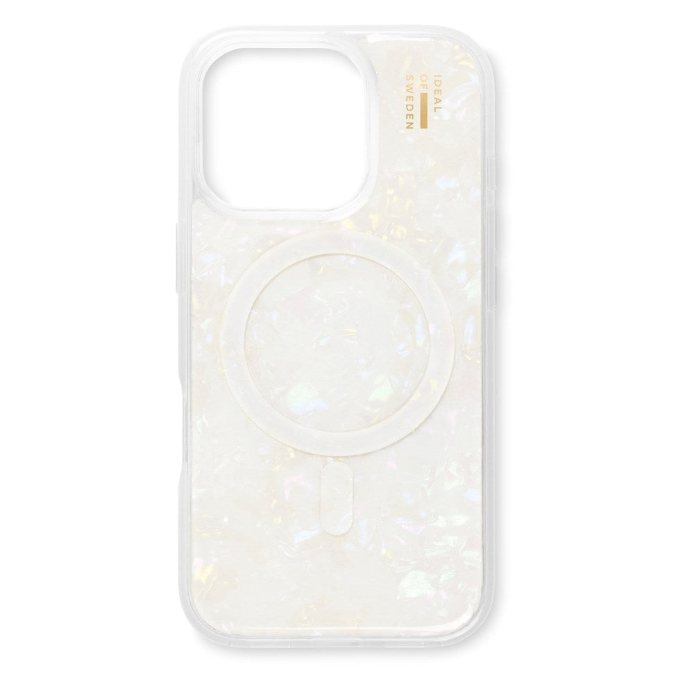 iDeal Of Sweden iPhone 16 Plus Pearlized Case - MagSafe Kompatibel - White