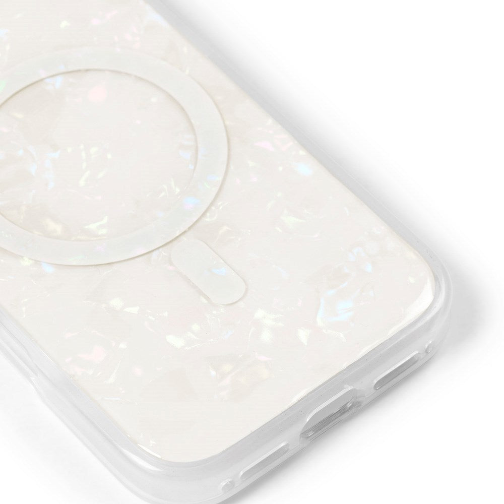 iDeal Of Sweden iPhone 17 Pearlized Case - MagSafe Kompatibel - White