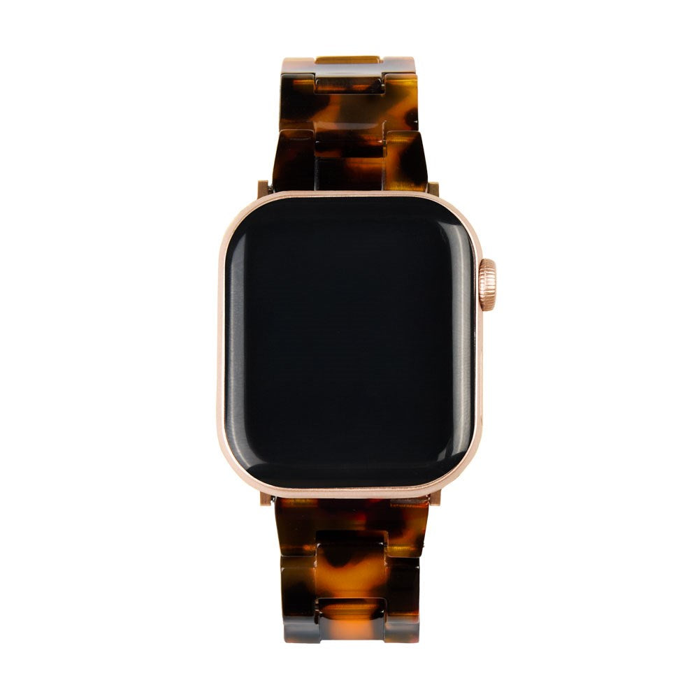 Apple Watch (38/40/SE/41/42mm) iDeal of Sweden Resin Urrem - Tortoise