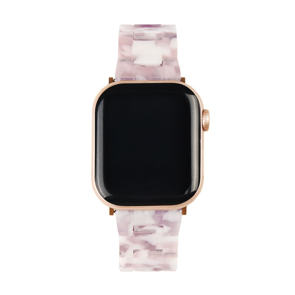 Apple Watch (42/44/SE/45/46/49mm) iDeal of Sweden Resin Urrem - Pink Pearl