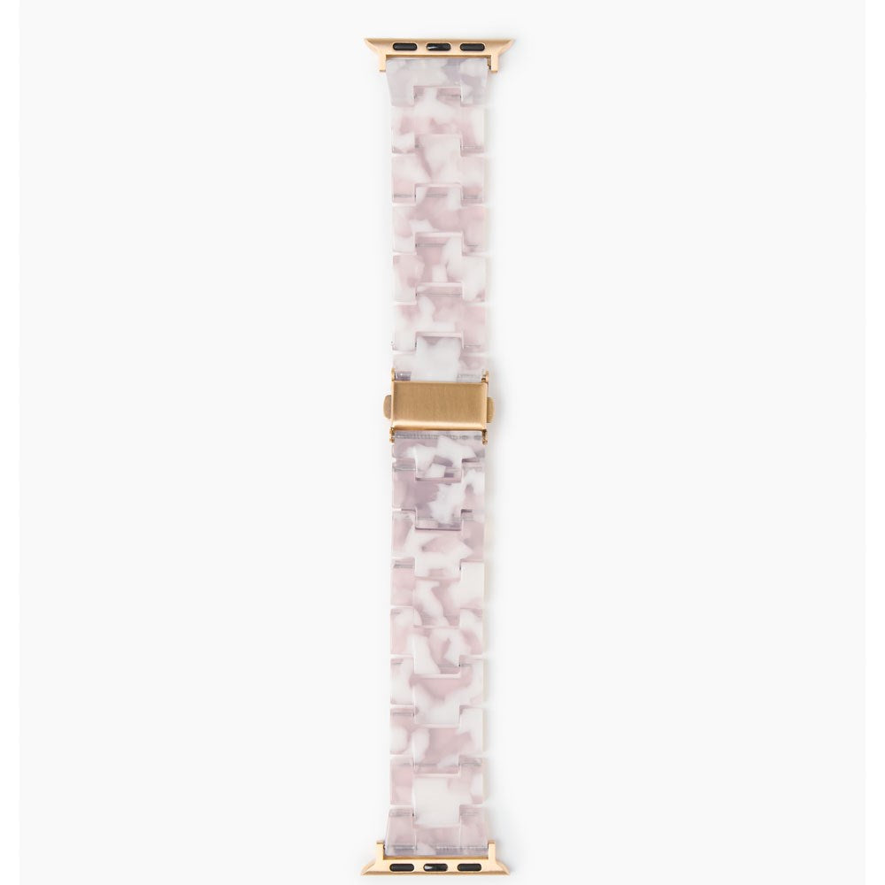 Apple Watch (42/44/SE/45/46/49mm) iDeal of Sweden Resin Urrem - Pink Pearl