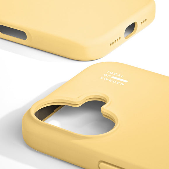 iDeal Of Sweden iPhone 16 Silicone Case - Soft Lemon