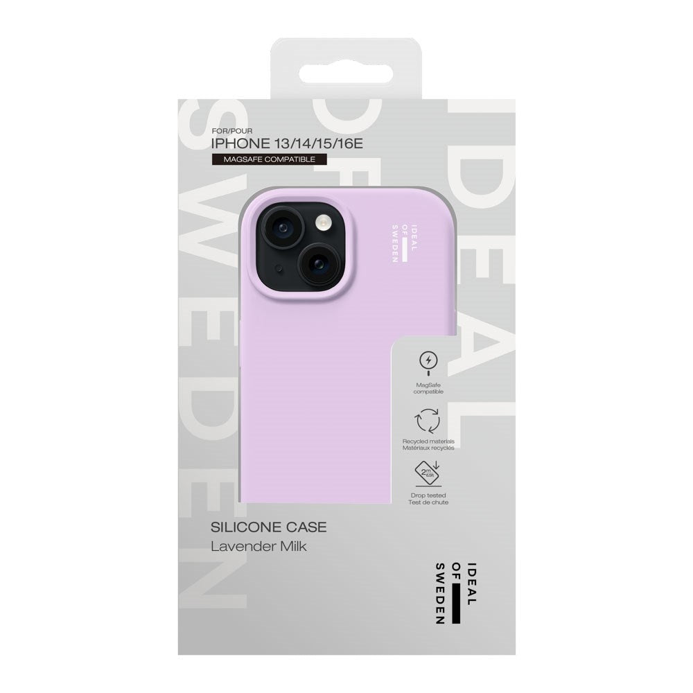 iPhone 17e / 16e / 15 / 14 / 13 iDeal Of Sweden Silicone Case - MagSafe Kompatibel - Lavender Milk