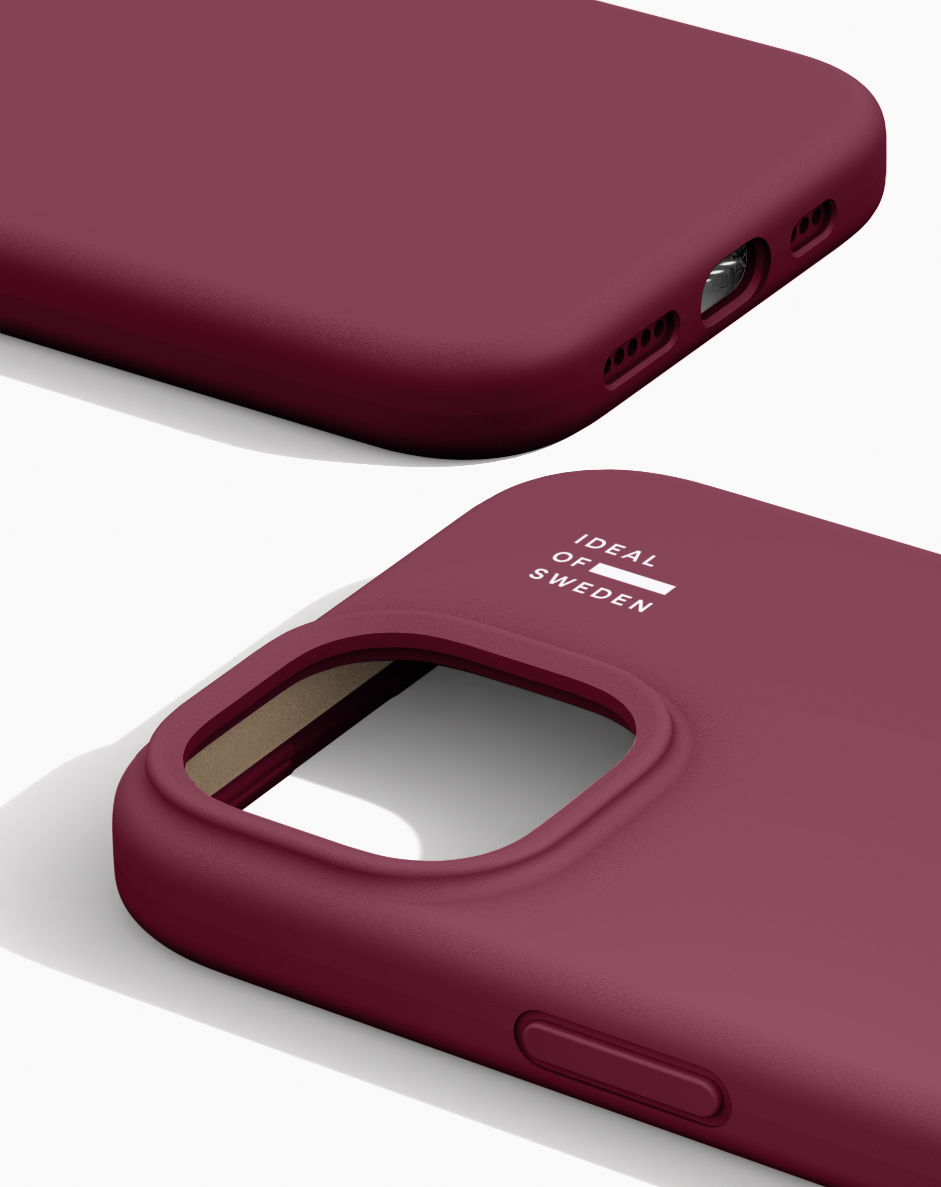 iPhone 17e / 16e / 15 / 14 / 13 iDeal Of Sweden Silicone Case - MagSafe Kompatibel - Fine Wine