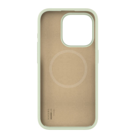 iPhone 15 Pro iDeal Of Sweden Silicone Case - MagSafe Kompatibel - Sage Green
