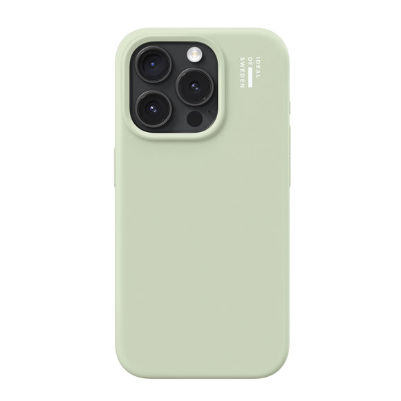 iPhone 15 Pro iDeal Of Sweden Silicone Case - Sage Green
