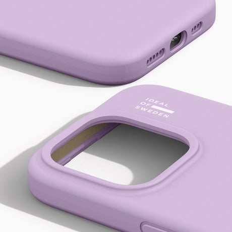 iPhone 15 Pro iDeal Of Sweden Silicone Case - MagSafe Kompatibel - Lavender Milk