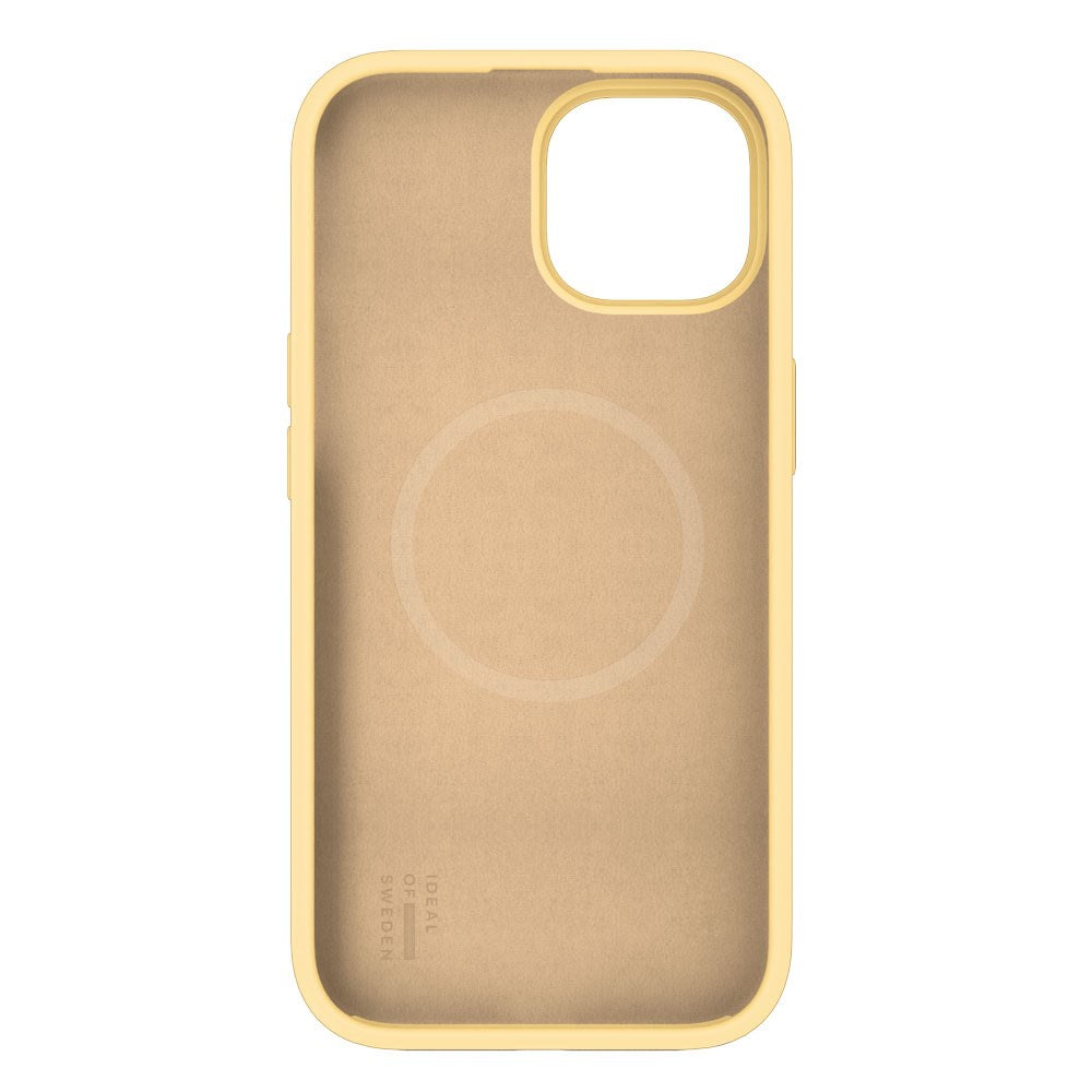 iDeal Of Sweden iPhone 17e / 16e / 15 / 14 / 13 Silicone Case - MagSafe Kompatibel - Soft Lemon