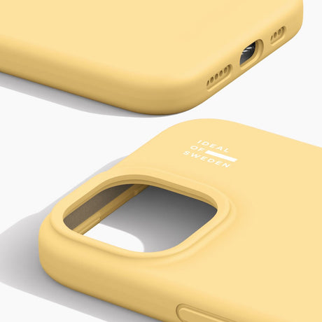 iDeal Of Sweden iPhone 17e / 16e / 15 / 14 / 13 Silicone Case - MagSafe Kompatibel - Soft Lemon