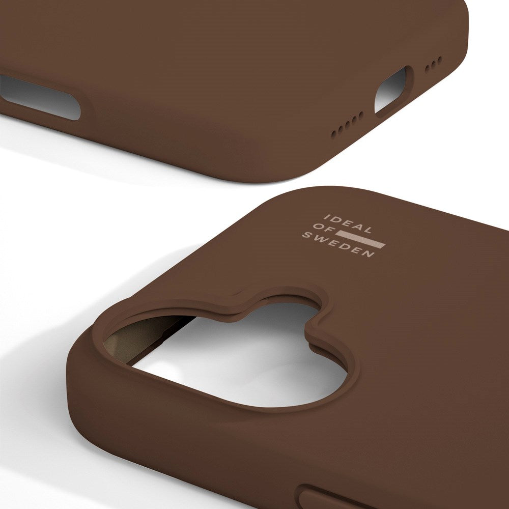 iDeal Of Sweden iPhone 16 Silicone Case - MagSafe Kompatibel - Mocha Mousse
