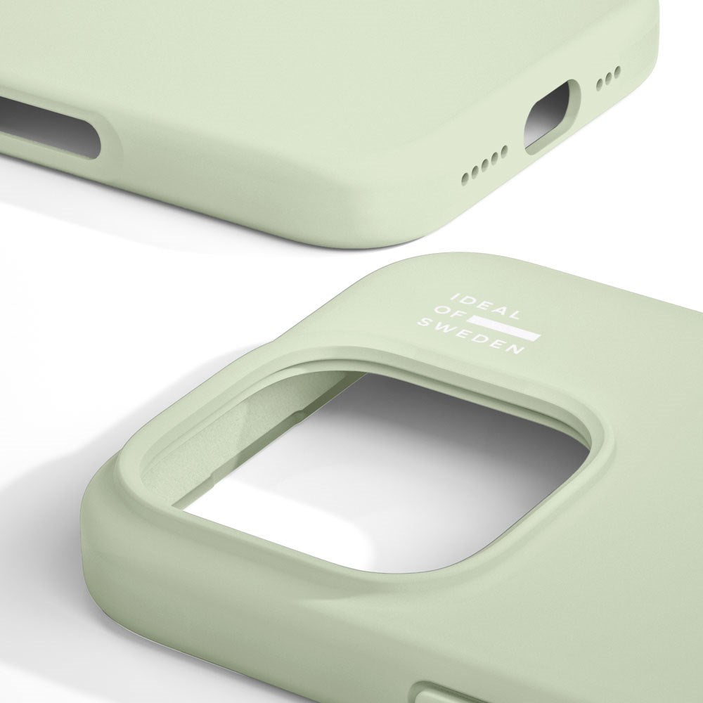 iPhone 16 Pro iDeal Of Sweden Silicone Case - MagSafe Kompatibel - Sage Green