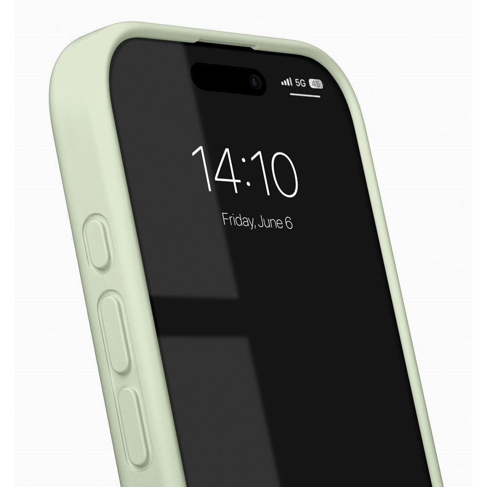 iPhone 16 Pro iDeal Of Sweden Silicone Case - MagSafe Kompatibel - Sage Green