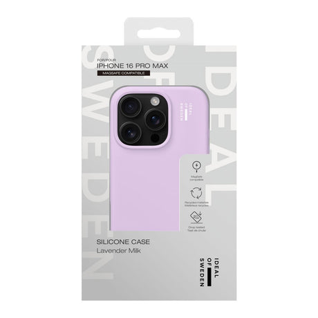 iPhone 16 Pro Max iDeal Of Sweden Silicone Case - MagSafe Kompatibel - Lavender Milk