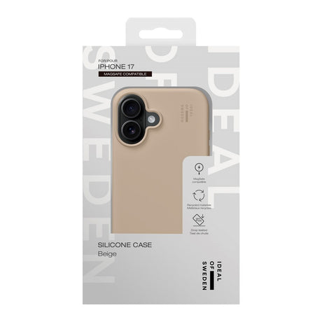 iDeal Of Sweden iPhone 17 Silicone Case - MagSafe Kompatibel - Beige