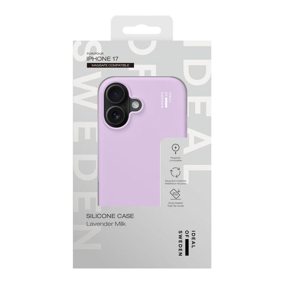 iPhone 17 iDeal Of Sweden Silicone Case - MagSafe Kompatibel - Lavender Milk