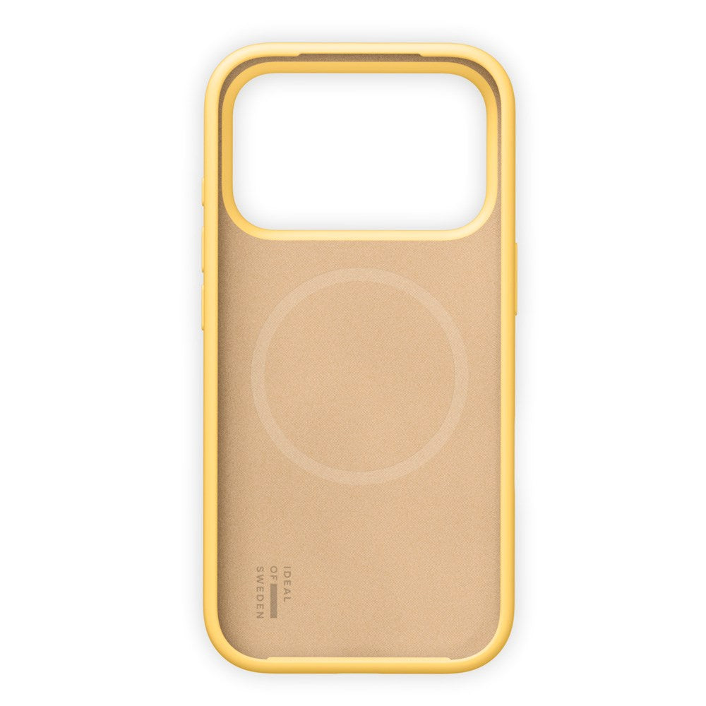 iDeal Of Sweden iPhone 17 Pro Silicone Case - MagSafe Kompatibel - Soft Lemon