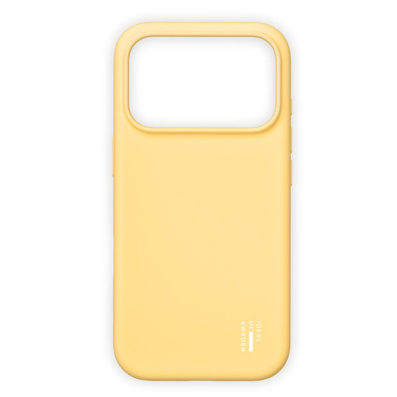 iDeal Of Sweden iPhone 17 Pro Silicone Case - MagSafe Kompatibel - Soft Lemon