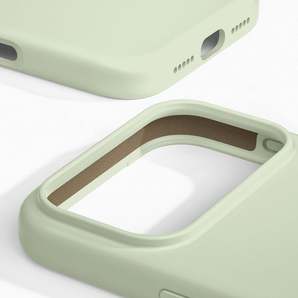 iPhone 17 Pro Max iDeal Of Sweden Silicone Case - MagSafe Kompatibel - Sage Green