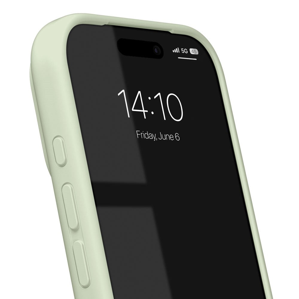 iPhone 17 Pro Max iDeal Of Sweden Silicone Case - MagSafe Kompatibel - Sage Green