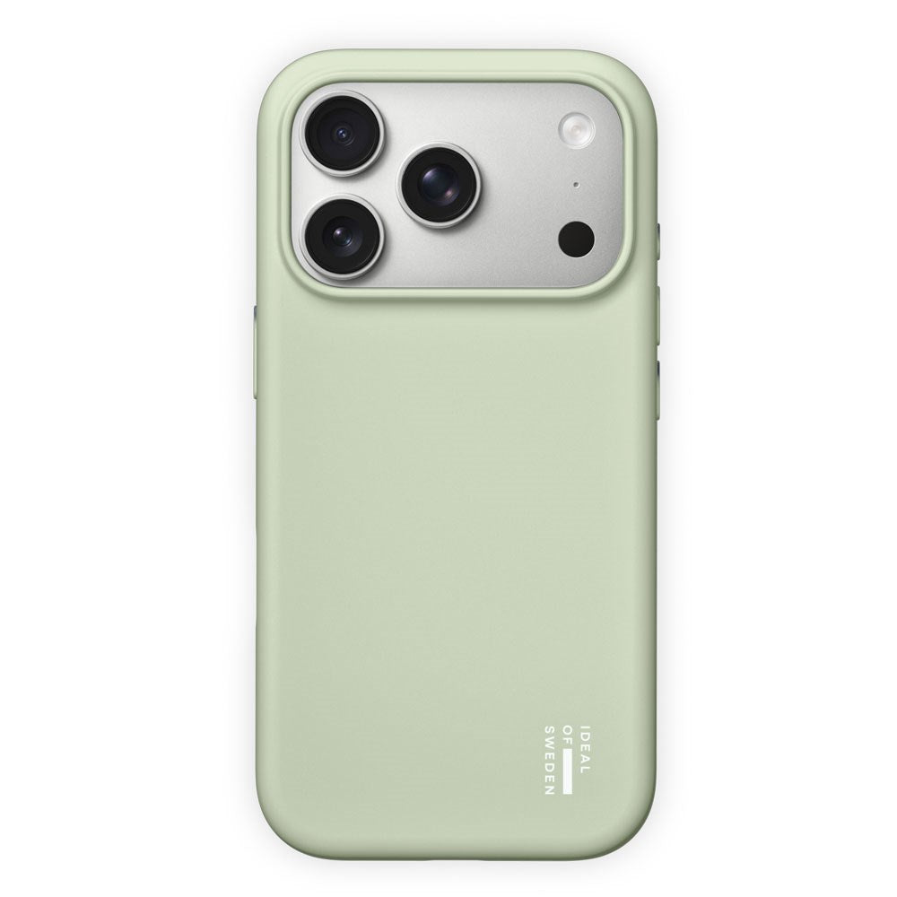 iPhone 17 Pro Max iDeal Of Sweden Silicone Case - MagSafe Kompatibel - Sage Green