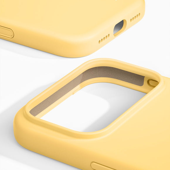 iDeal Of Sweden iPhone 17 Pro Max Silicone Case - MagSafe Kompatibel - Soft Lemon