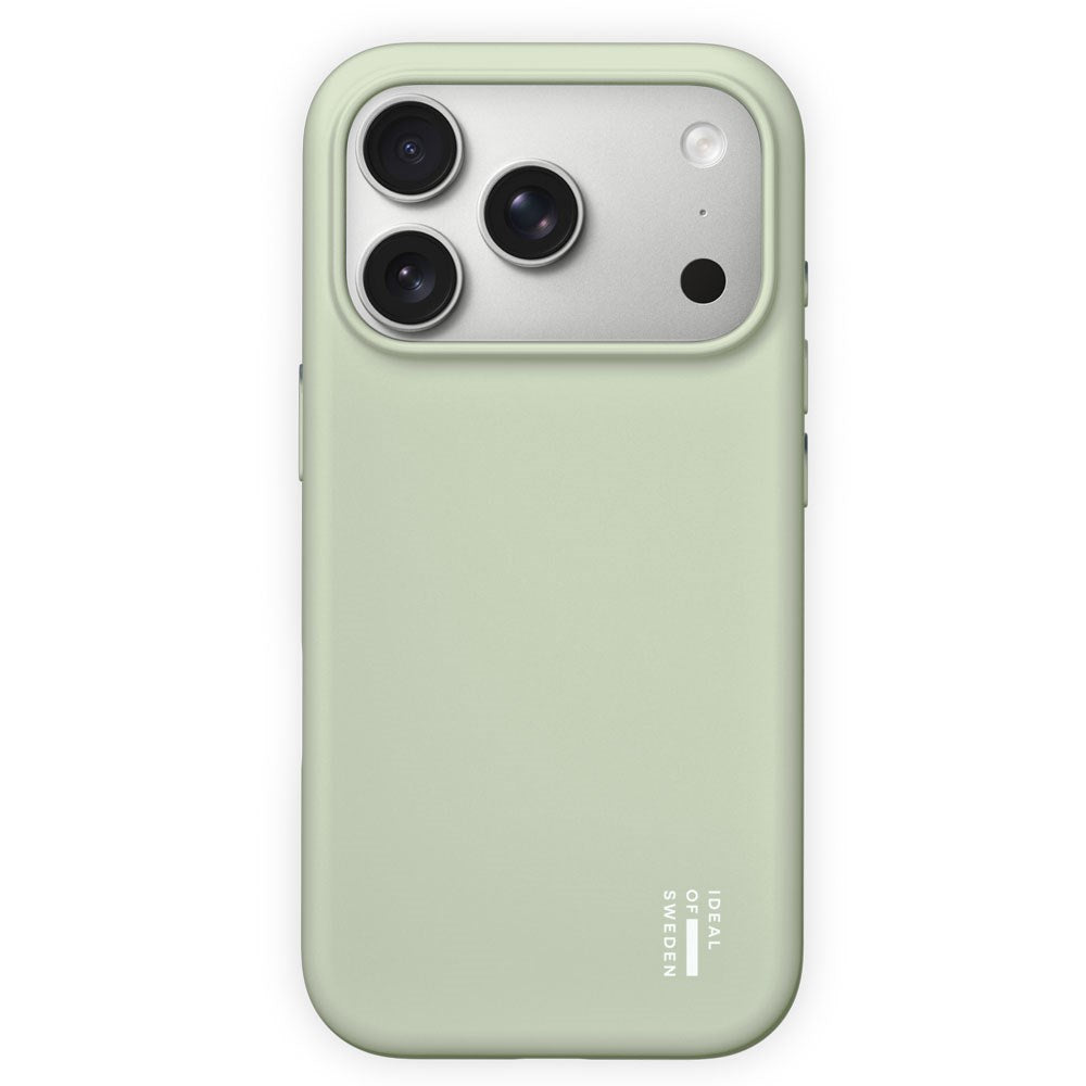 iPhone 18 Pro / 17 Pro iDeal Of Sweden Silicone Case - MagSafe Kompatibel - Sage Green