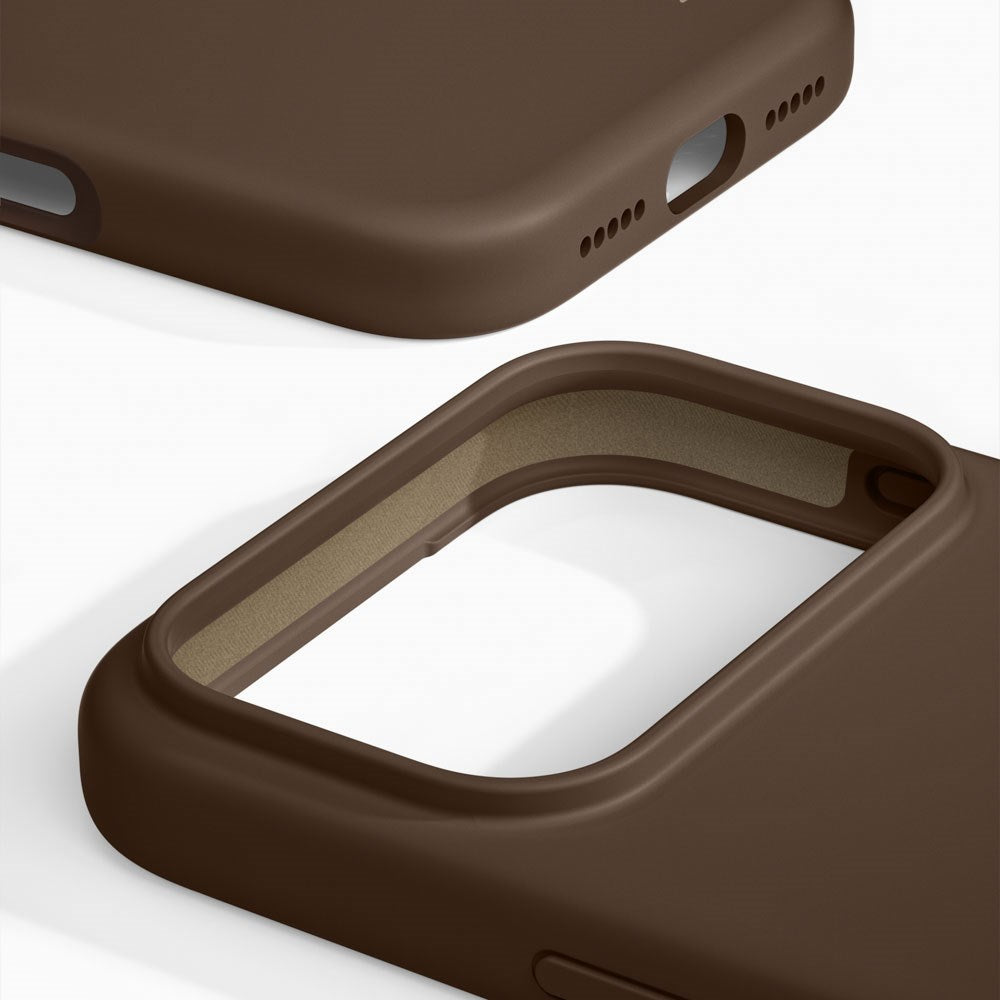 iPhone 18 Pro / 17 Pro iDeal Of Sweden Silicone Case - MagSafe Kompatibel - Mocha Mousse