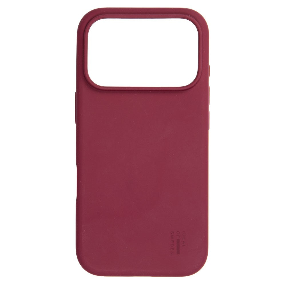 iPhone 18 Pro / 17 Pro iDeal Of Sweden Silicone Case - MagSafe Kompatibel - Fine Wine