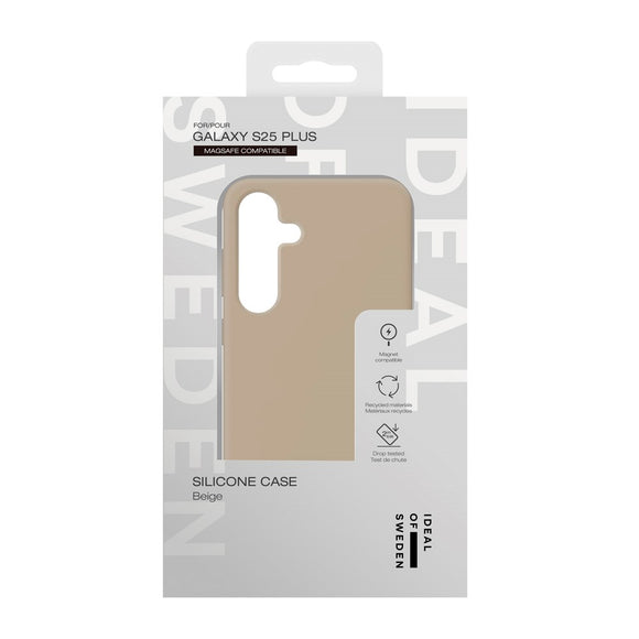 iDeal Of Sweden Samsung Galaxy S25+ (Plus) Silikone Cover - MagSafe Kompatibel - Beige