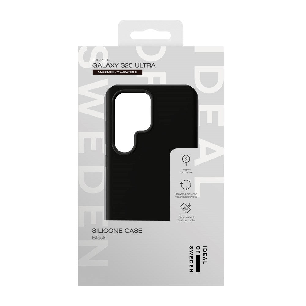 iDeal Of Sweden Samsung Galaxy S25 Ultra Silikone Cover - MagSafe Kompatibel - Black