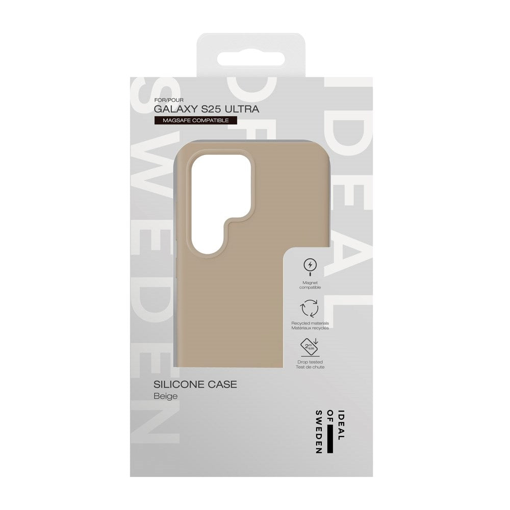 iDeal Of Sweden Samsung Galaxy S25 Ultra Silikone Cover - MagSafe Kompatibel - Beige