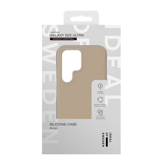 iDeal Of Sweden Samsung Galaxy S25 Ultra Silikone Cover - MagSafe Kompatibel - Beige