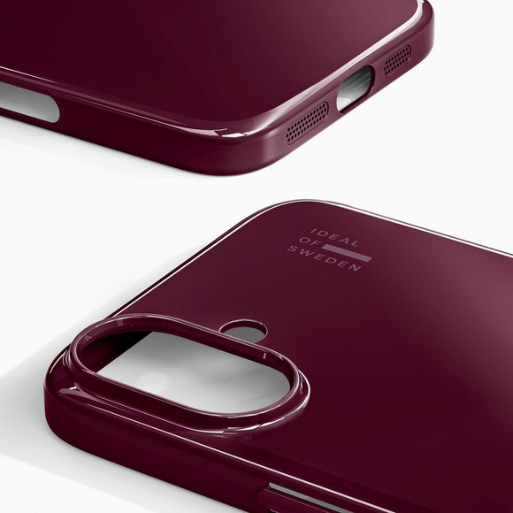 iDeal of Sweden iPhone 17 Slim Case - MagSafe Kompatibel - Glossy Cherry