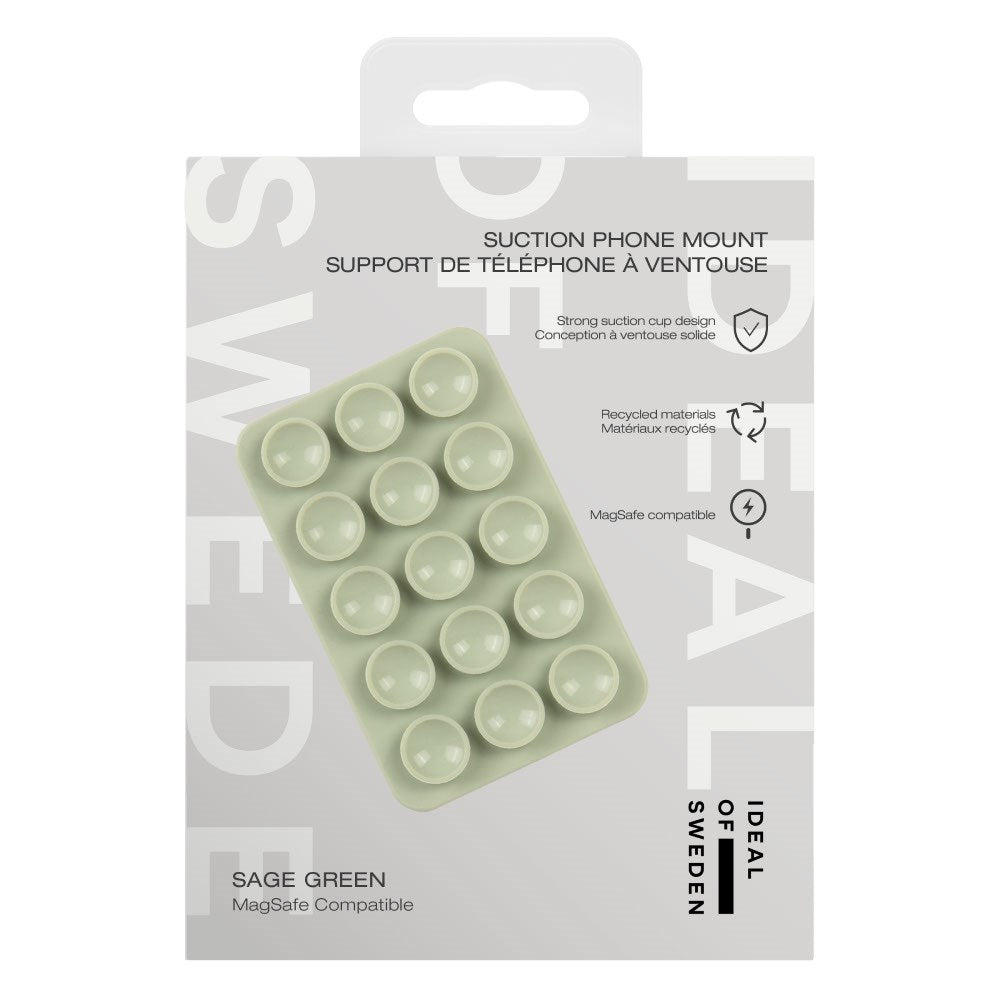 iDeal of Sweden Silikone Sugekop Mobilholder - MagSafe Kompatibel - Sage Green