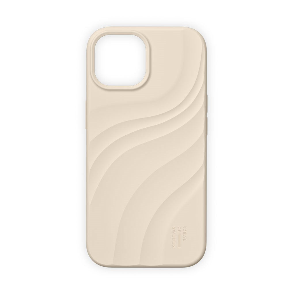 iPhone 17e / 16e / 15 / 14 / 13 iDeal of Sweden Soft Swirl Silicone Case - MagSafe Kompatibel - Cloud Dancer