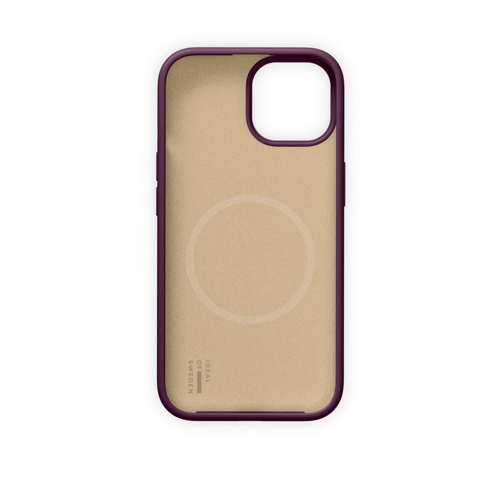 iPhone 17e / 16e / 15 / 14 / 13 iDeal of Sweden Soft Swirl Silicone Case - MagSafe Kompatibel - Velvet Plum