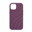 iPhone 17e / 16e / 15 / 14 / 13 iDeal of Sweden Soft Swirl Silicone Case - MagSafe Kompatibel - Velvet Plum