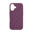 iPhone 16 iDeal of Sweden Soft Swirl Silicone Case - MagSafe Kompatibel - Velvet Plum