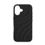 iPhone 16 iDeal of Sweden Soft Swirl Silicone Case - MagSafe Kompatibel - Velvet Black