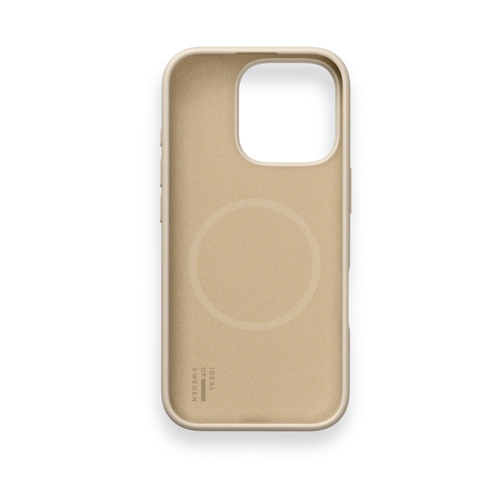 iPhone 16 Pro iDeal of Sweden Soft Swirl Silicone Case - MagSafe Kompatibel - Cloud Dancer