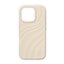iPhone 16 Pro iDeal of Sweden Soft Swirl Silicone Case - MagSafe Kompatibel - Cloud Dancer