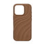 iPhone 16 Pro iDeal of Sweden Soft Swirl Silicone Case - MagSafe Kompatibel - Salted Caramel