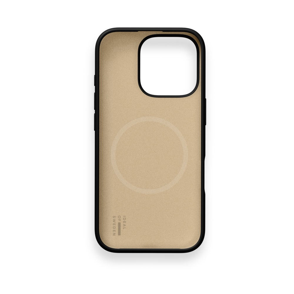 iPhone 16 Pro iDeal of Sweden Soft Swirl Silicone Case - MagSafe Kompatibel - Velvet Black