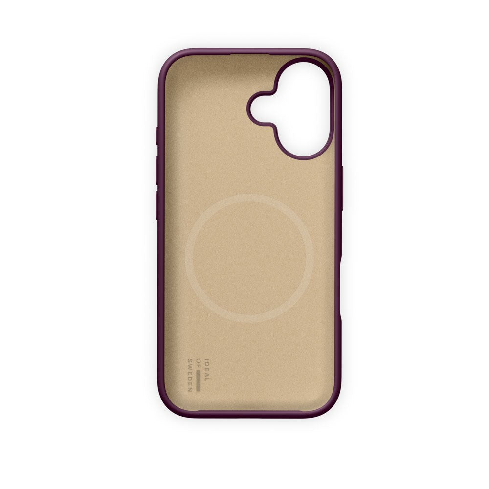iPhone 17 iDeal of Sweden Soft Swirl Silicone Case - MagSafe Kompatibel - Velvet Plum
