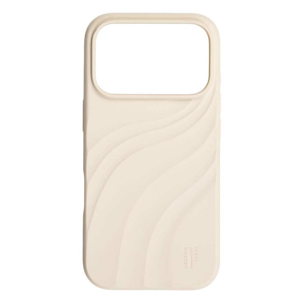 iPhone 18 Pro Max / 17 Pro Max iDeal of Sweden Soft Swirl Silicone Case - MagSafe Kompatibel - Cloud Dancer