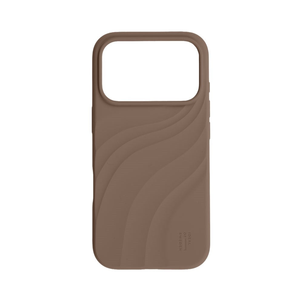 iPhone 18 Pro Max / 17 Pro Max iDeal of Sweden Soft Swirl Silicone Case - MagSafe Kompatibel - Salted Caramel