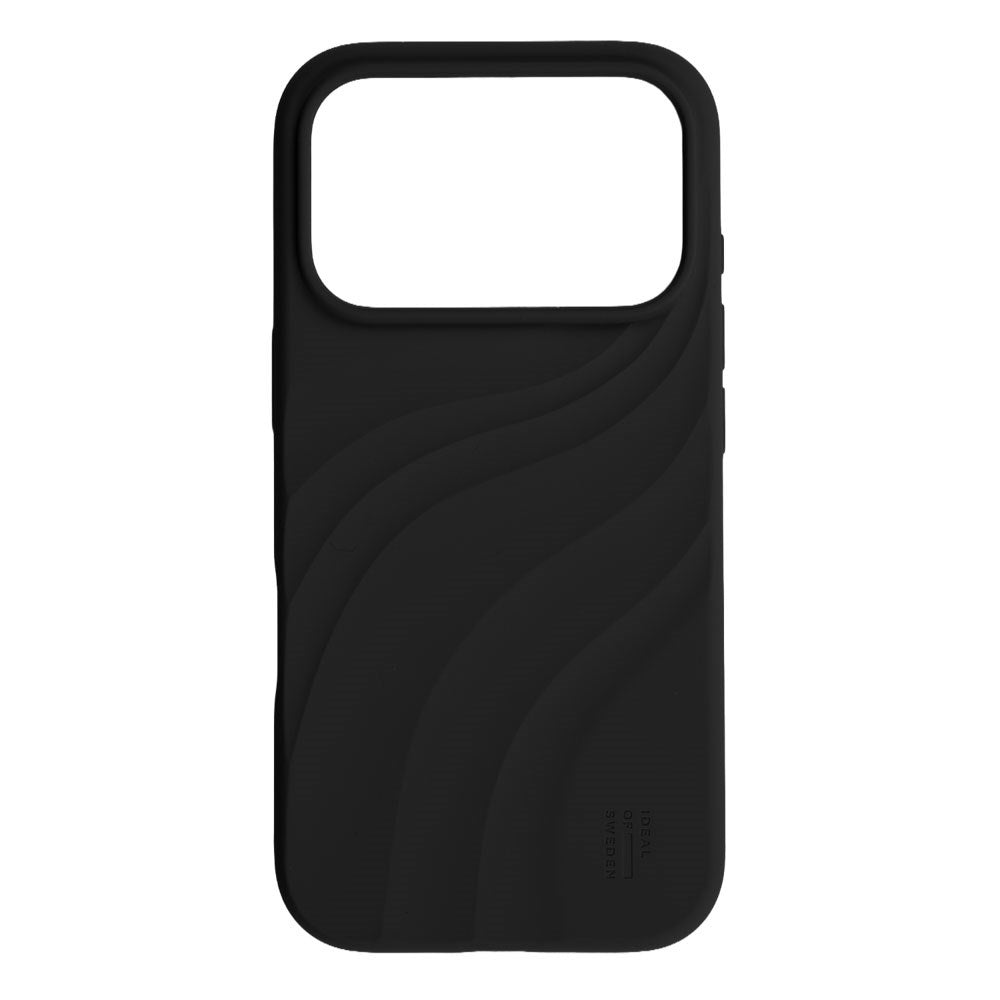iPhone 18 Pro Max / 17 Pro Max iDeal of Sweden Soft Swirl Silicone Case - MagSafe Kompatibel - Velvet Black